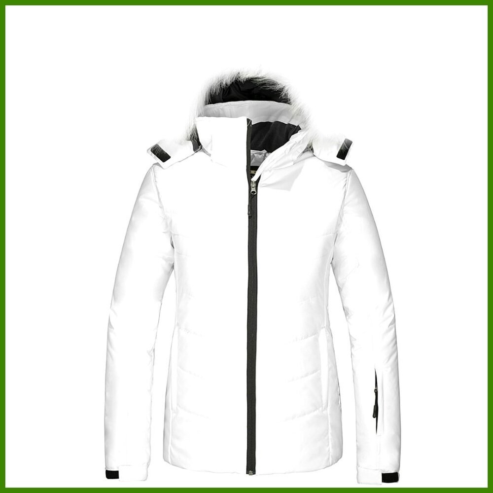 Waterproof Ski Jacket Warm Puffer Hooded Winter Coat 10000MM/H2O